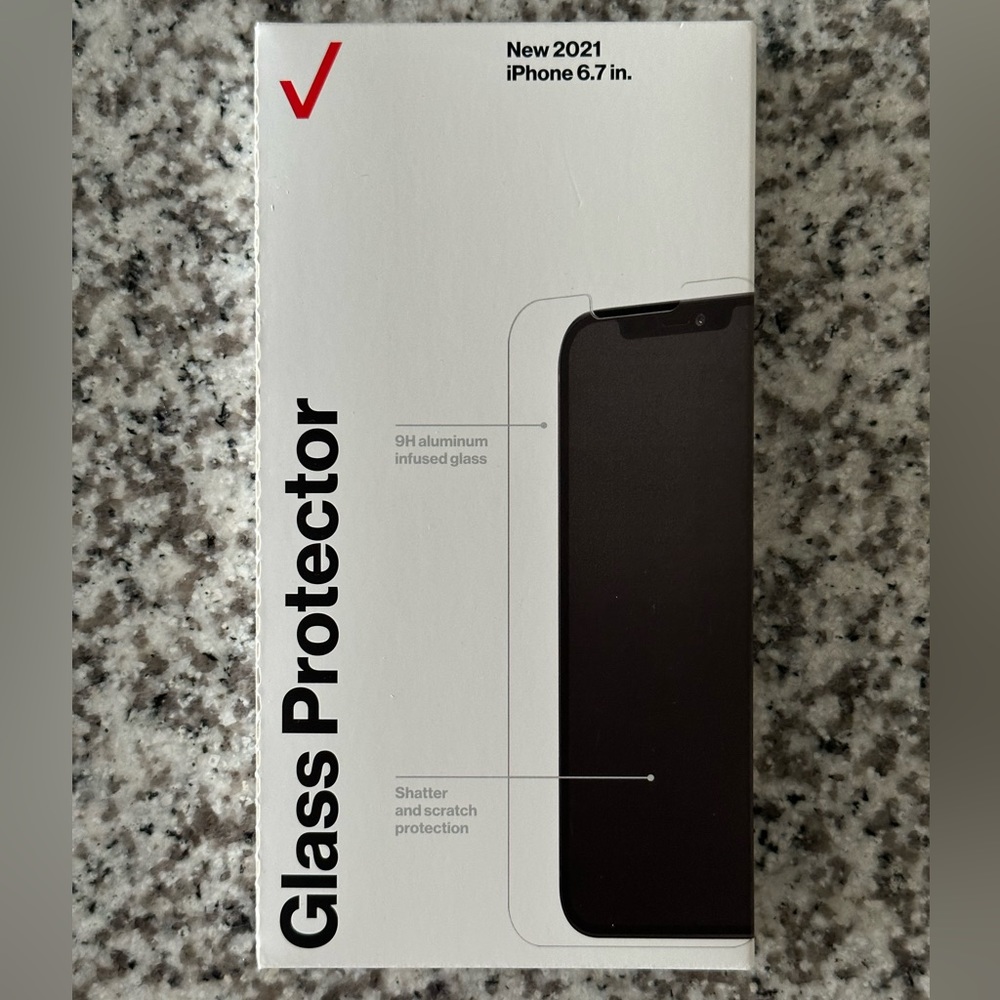 Verizon Tempered Glass Screen Protector for iPhone 13 Pro Max 6.7 in.